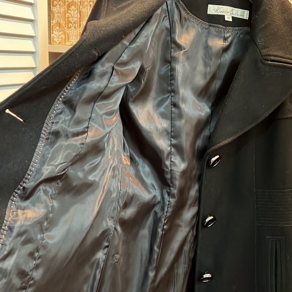 Kenneth Cole size 10 black wool coat - EUC only worn a handful of times - Picture 4 of 10
